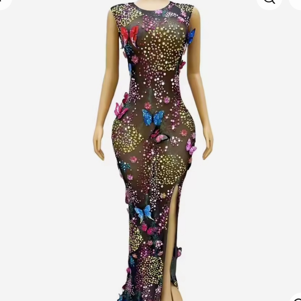 Purple and Pink Sleeveless Bodycon Maxi Dress for Prom